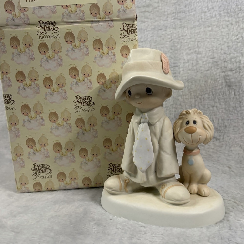 Precious Moments E-5212 To A Special Dad Figurine‎ 1980 Jonathan David w Box